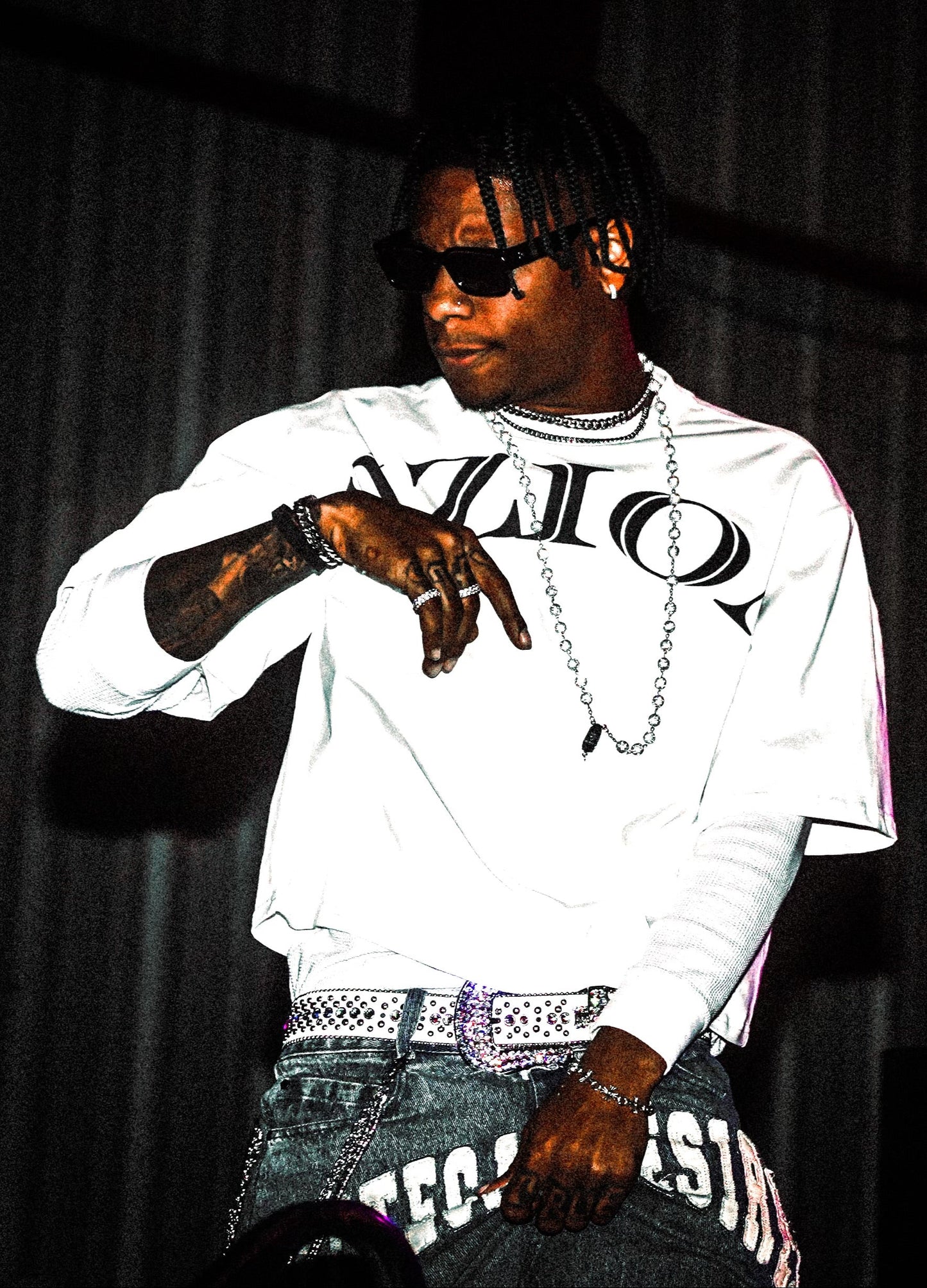 WHITE “TRIPLE VIZION” SHIRT