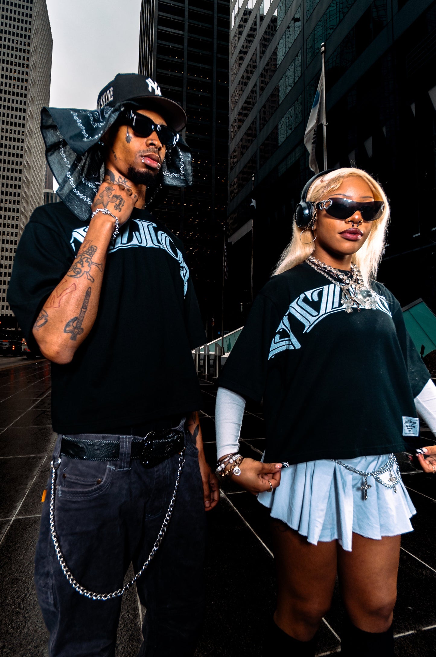 BLACK “TRIPLE VIZION” SHIRT
