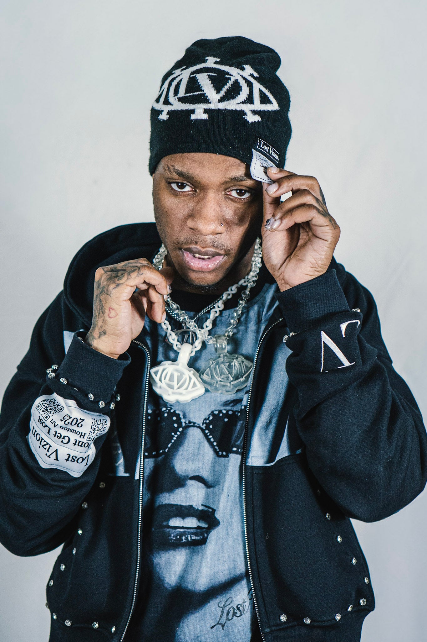 Black Satin-Lined Vizion Beanie (25pcs)