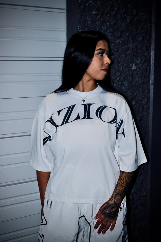WHITE “TRIPLE VIZION” SHIRT
