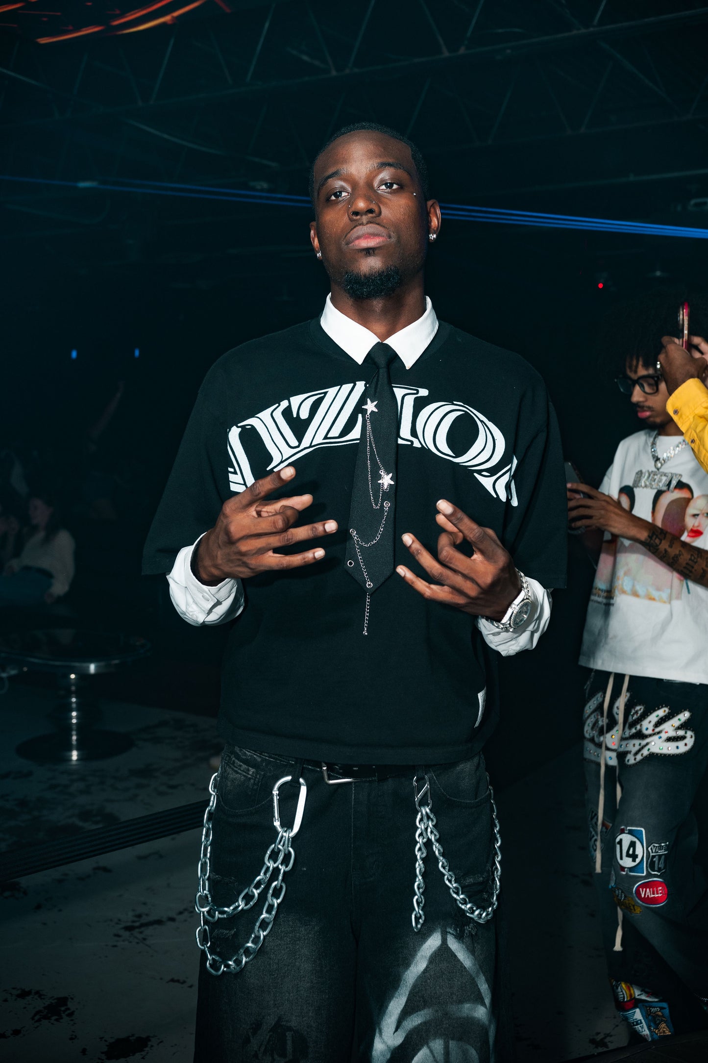 BLACK “TRIPLE VIZION” SHIRT