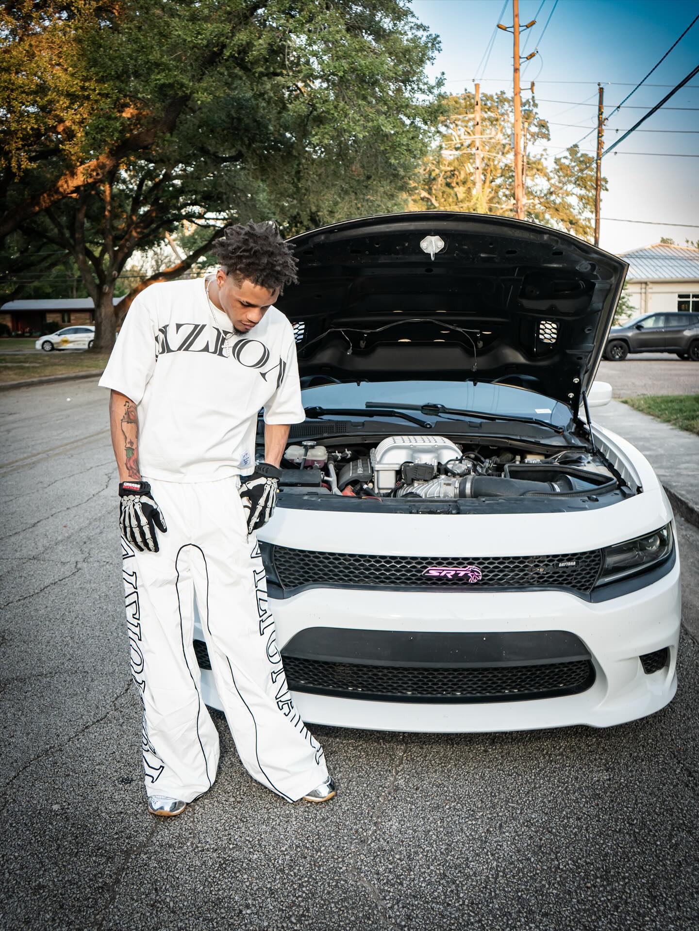 WHITE “TRIPLE VIZION” SHIRT